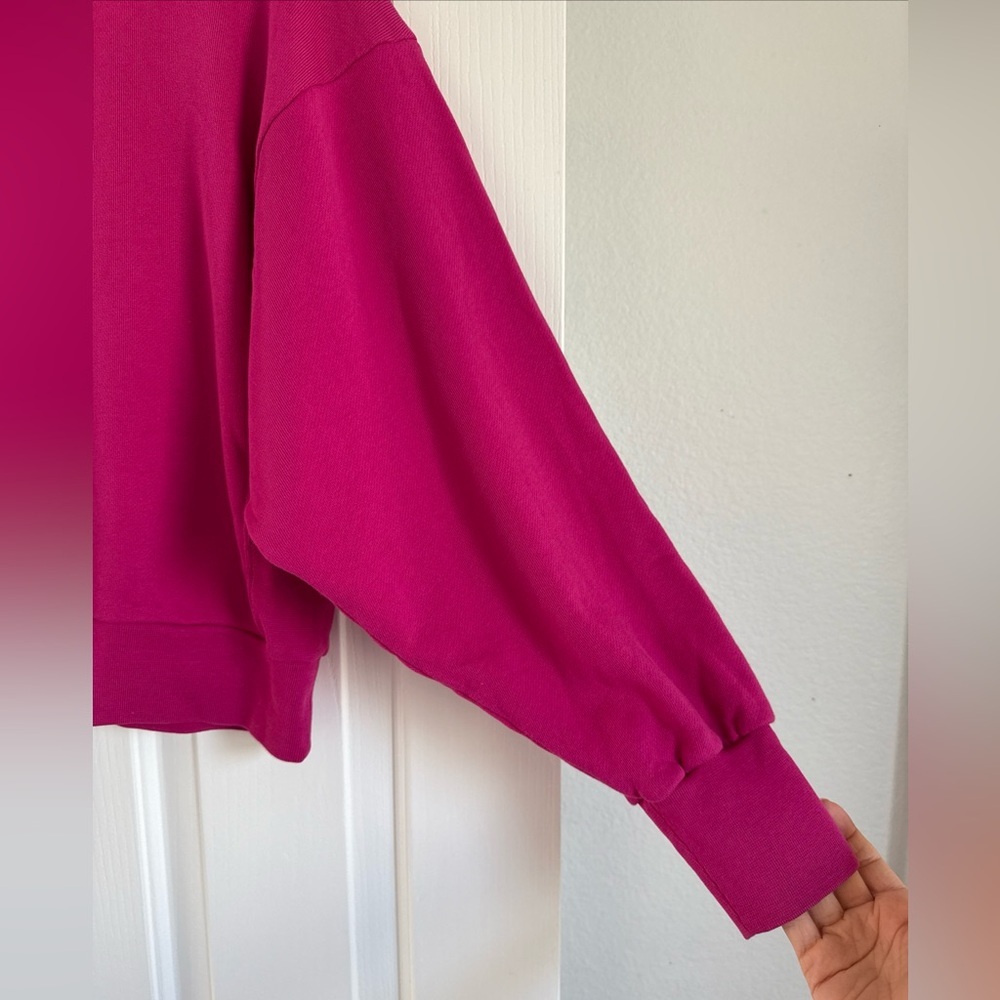 7 for All Mankind Sweatshirt Relaxed Fit XS - Picture 6 of 9